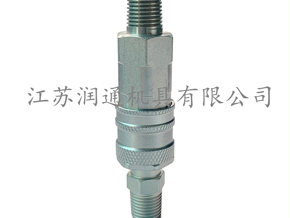 HS-25開閉式氣動快速接頭(黃銅)(057)